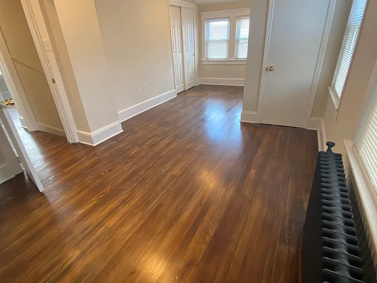 top left side bedroom, hardwood floors