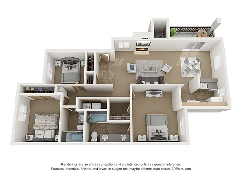Floor plan 3x2 - Russell