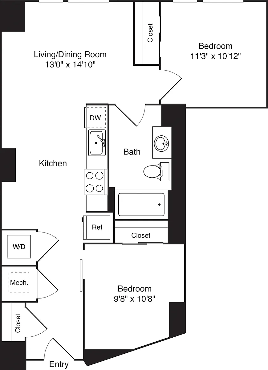 Floor plan B01