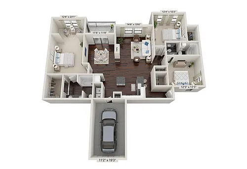 Floor plan C1