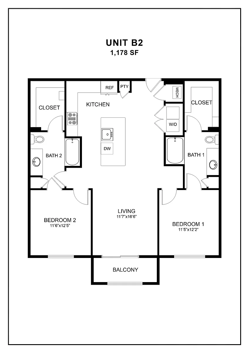Floor plan B2