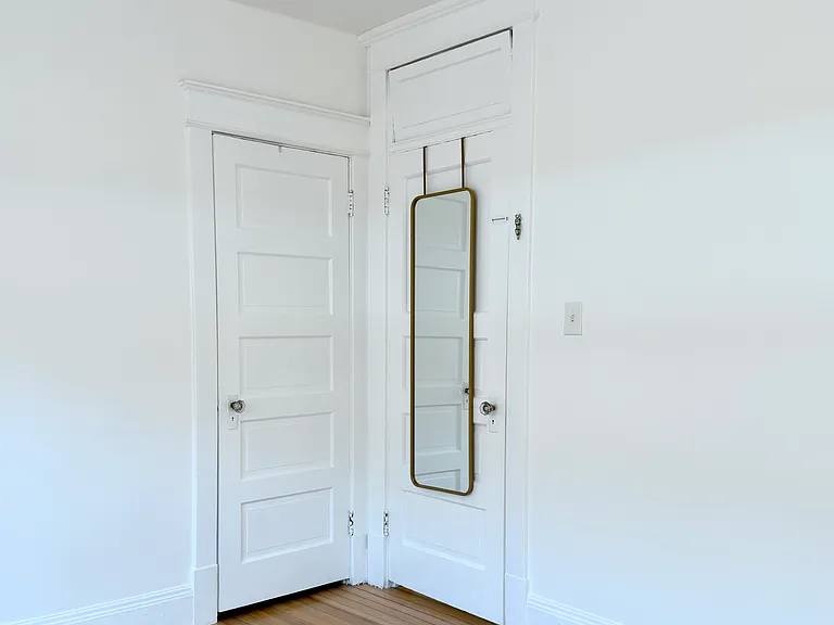 Master Bedroom door details, closet