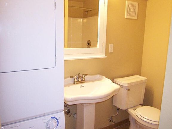 second bath has laundry and second shower