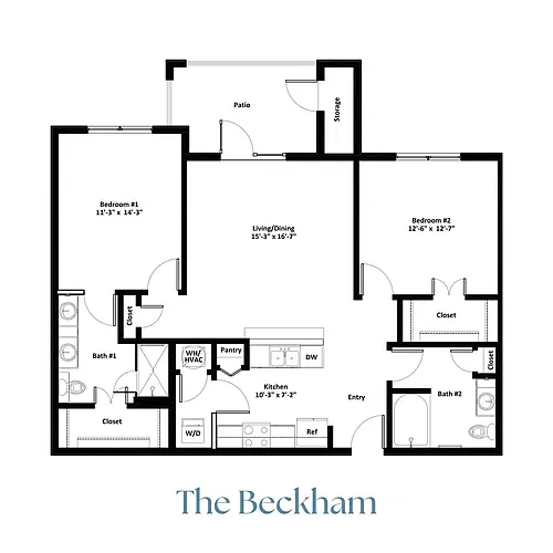 Floor plan The Beckham