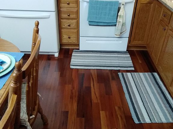 Exotic real wood floor 