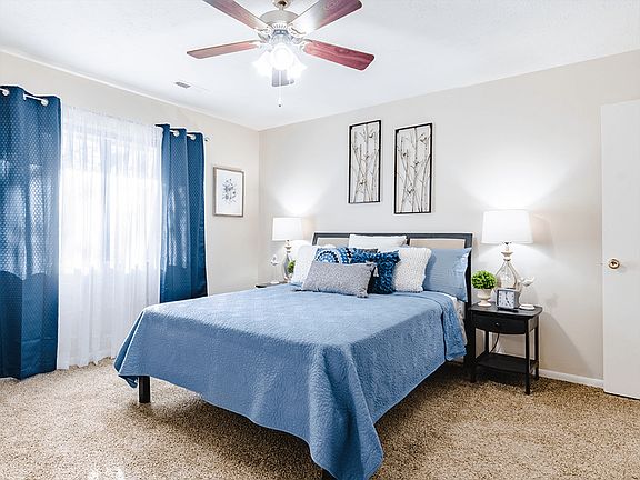 Spacious bedroom with lovely natural light