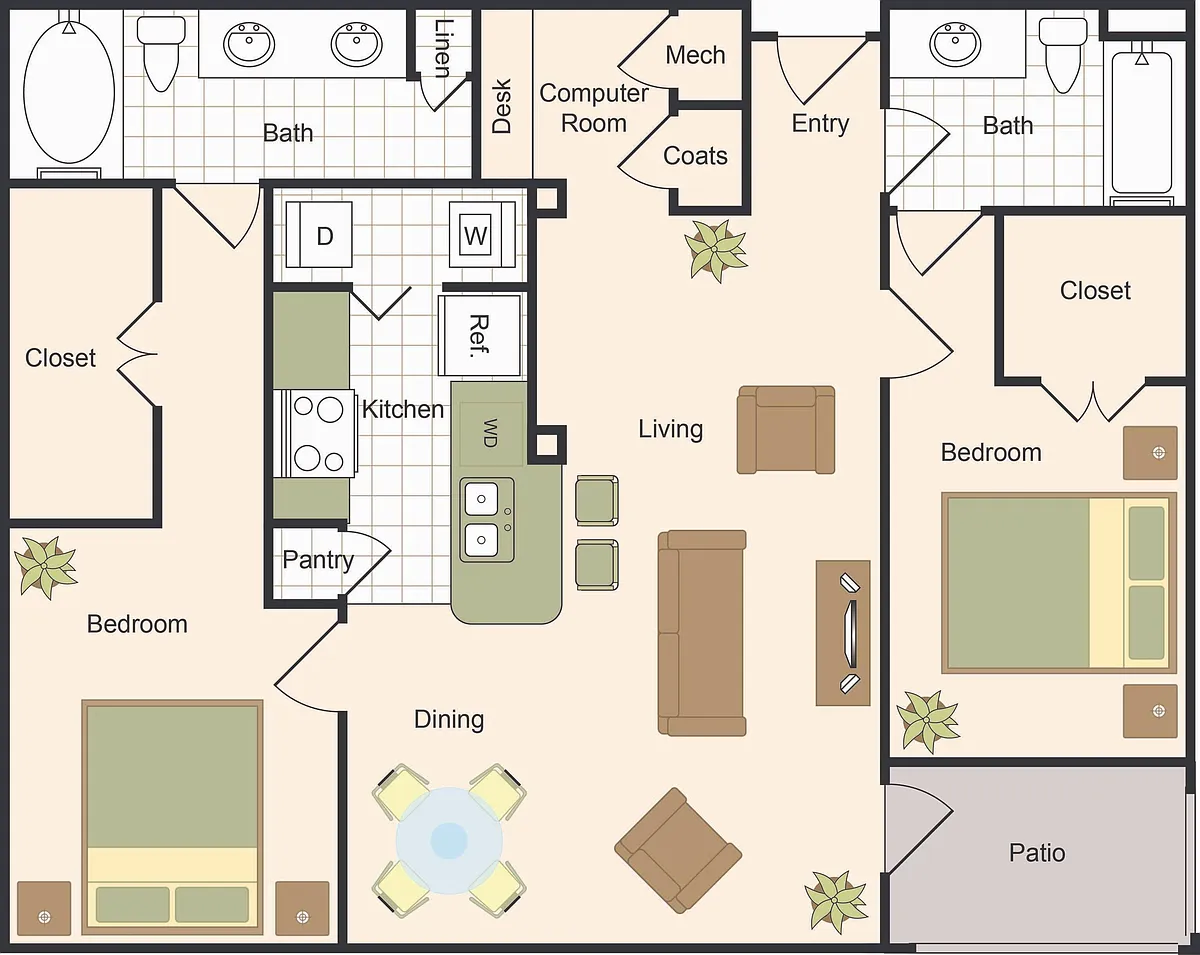 Floor plan B2