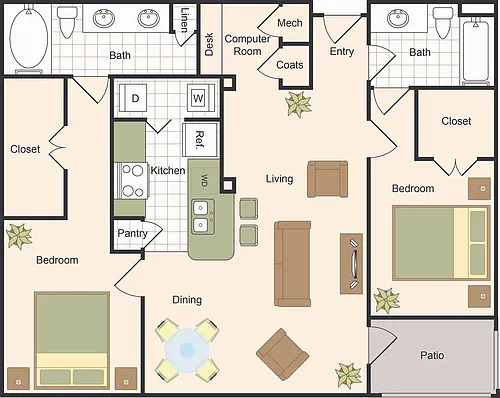 Floor plan B2