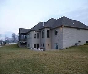 Back of house and walk-out porch