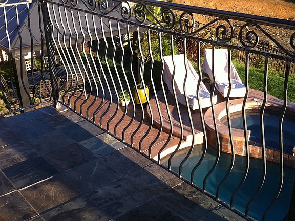 Upstairs balcony