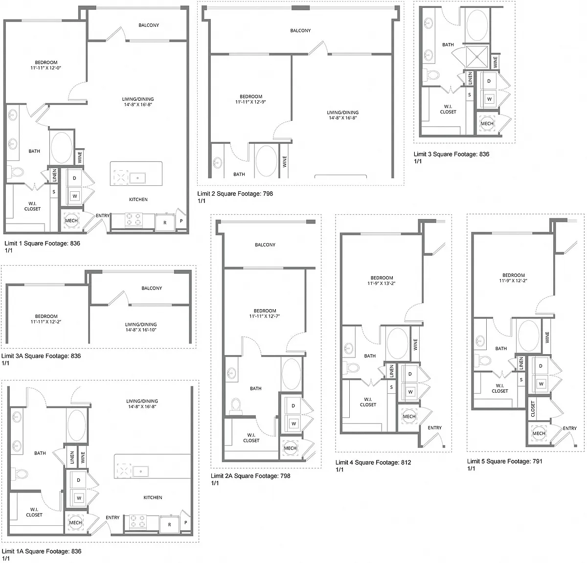 Floor plan A10-A17