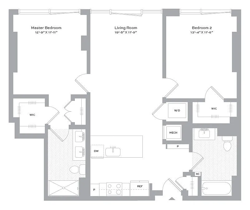Floor plan B01N