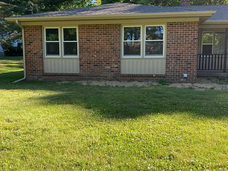 Front of the building this is the living room windows