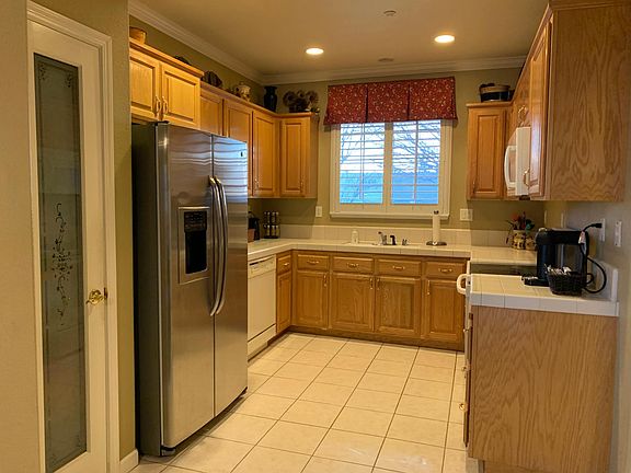 Kitchen with pantry.