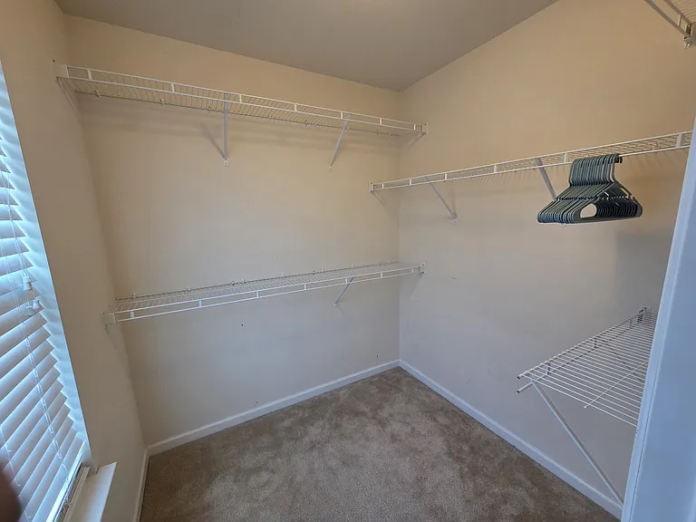 Master Bedroom's walk-in closet