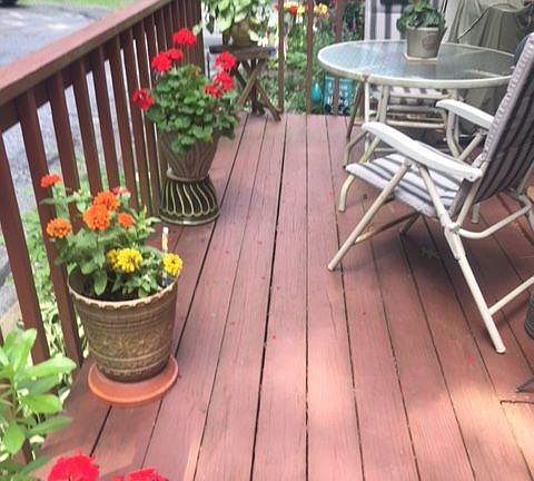 Have your breakfast on the deck!