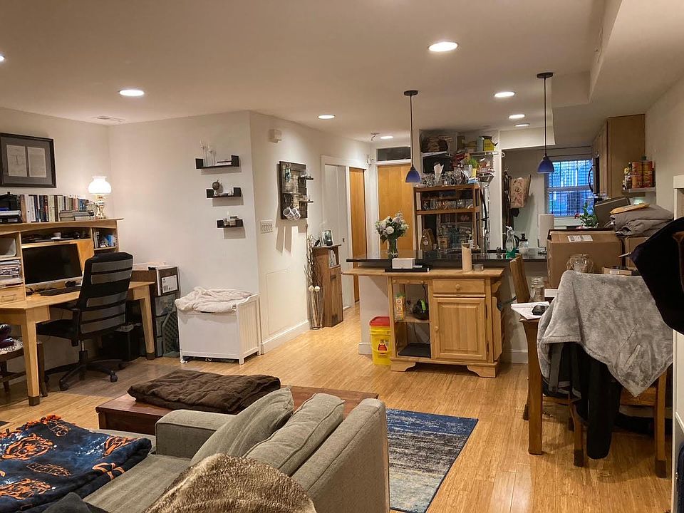 Living room, office
 and breakfast nook