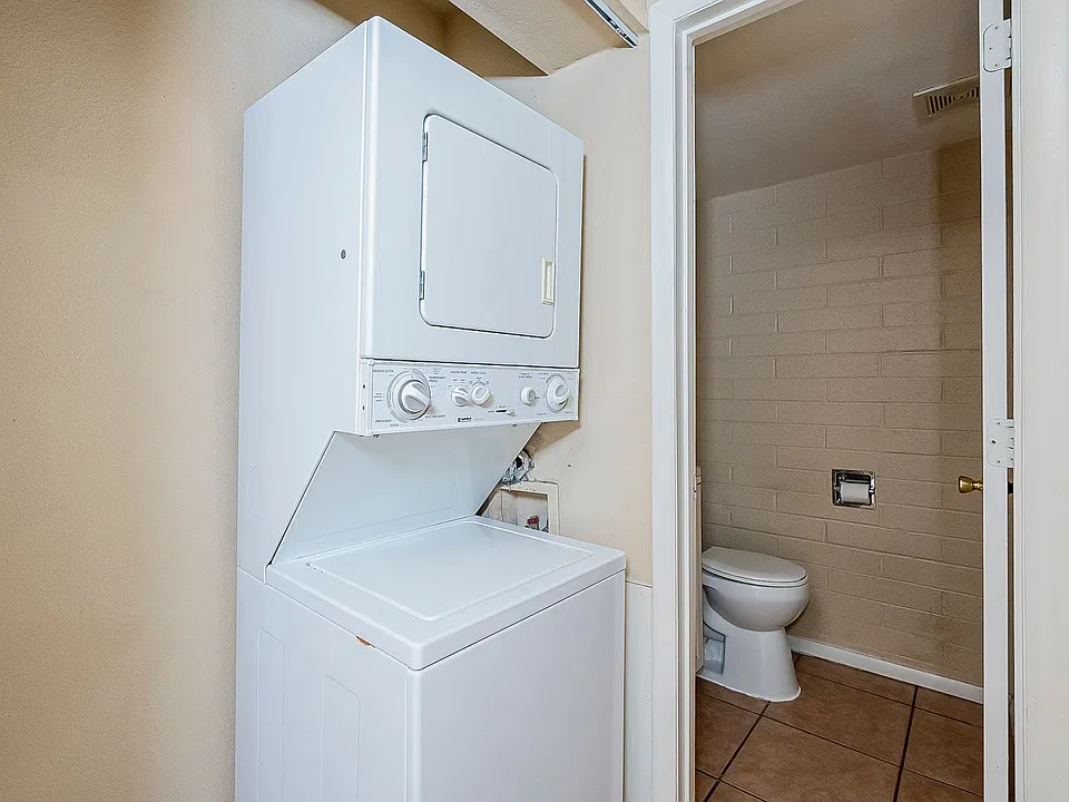 Representative in-home laundry area at 1801 West Tuckey Lane.