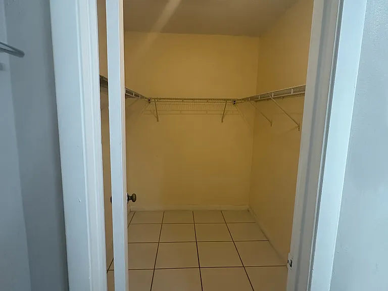 Master bedroom. Walk-in closet