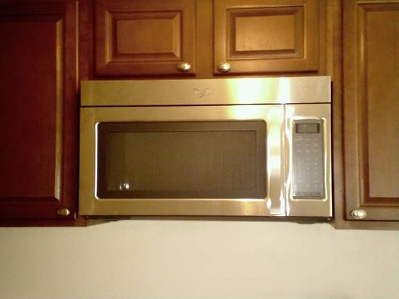stainless microwave