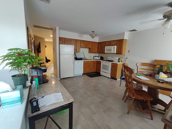 Large open kitchen and dining room
