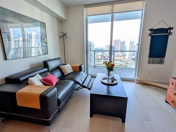 Reclining Italian leather couch
