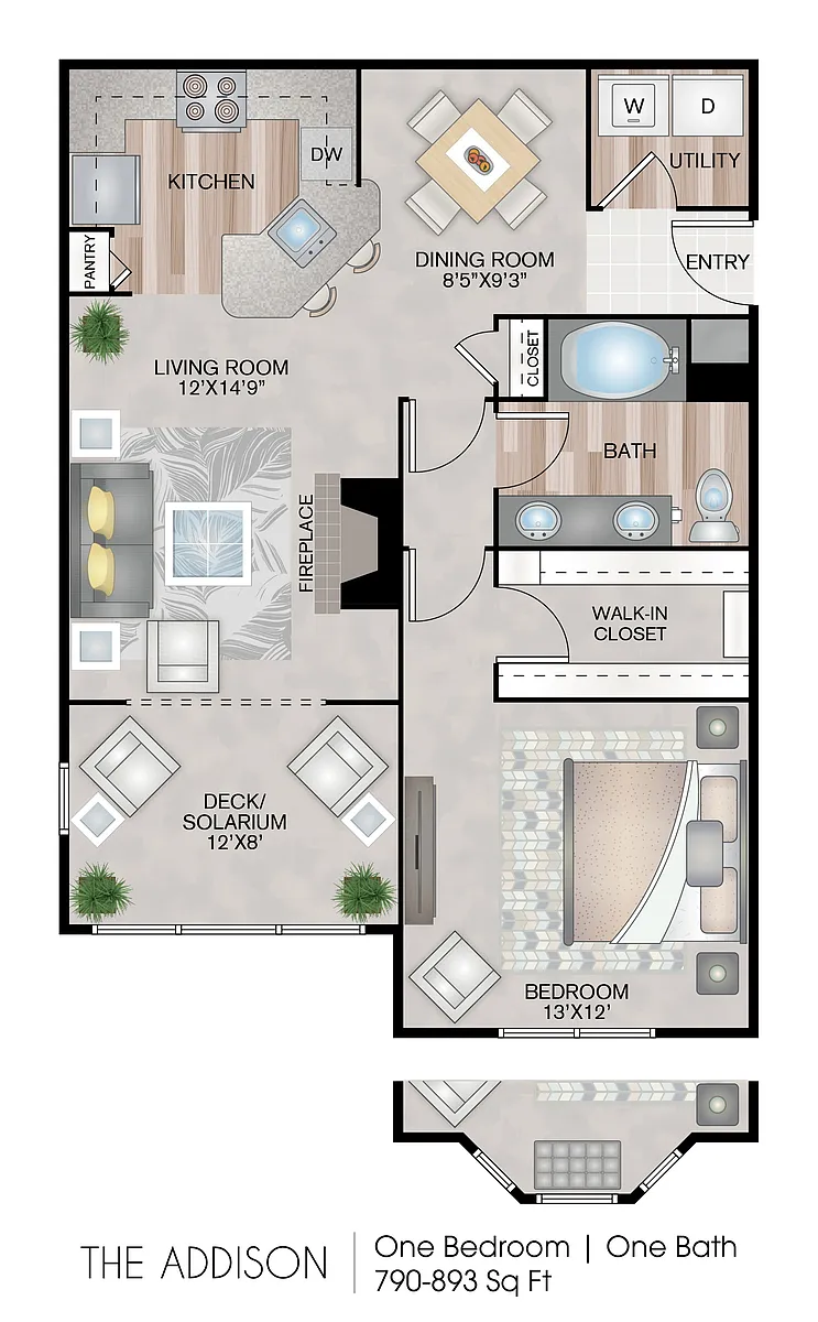 Floor plan The Addison