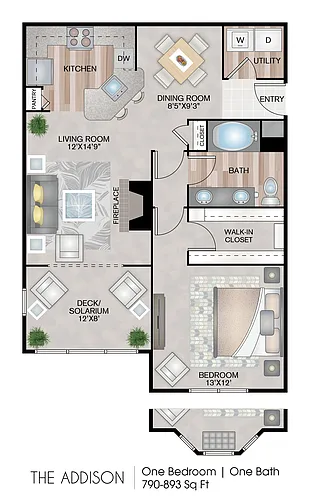 Floor plan The Addison