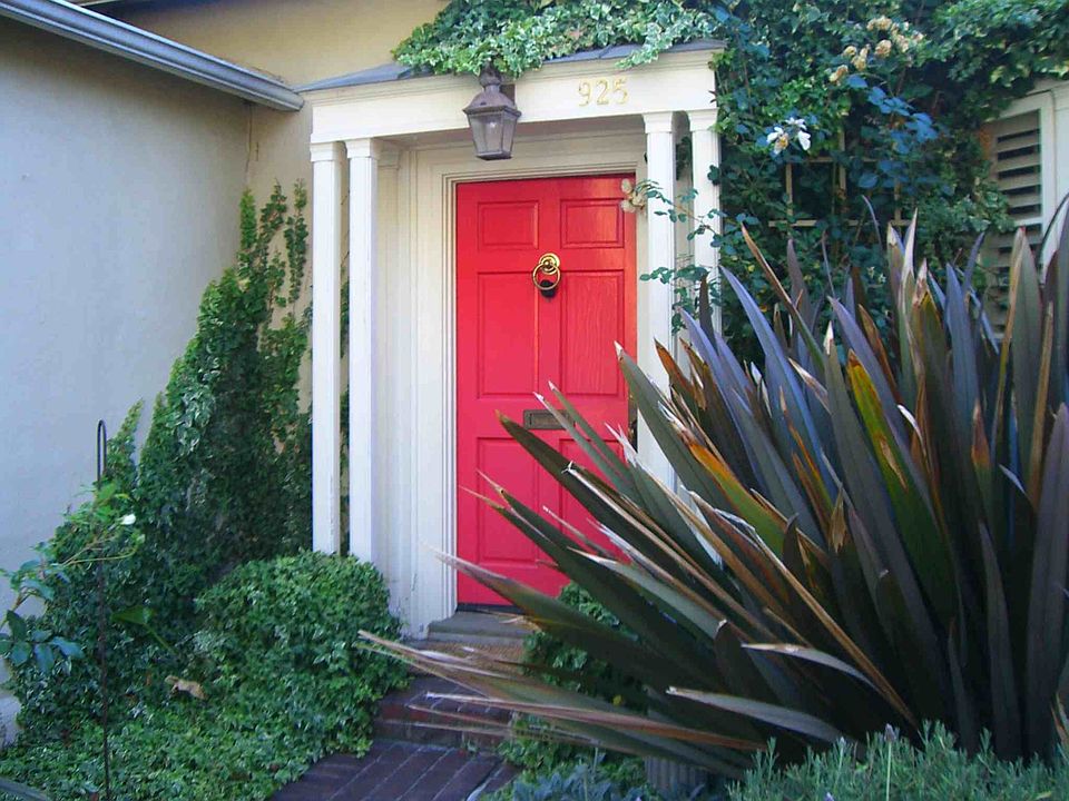 The RED front door