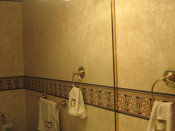 1/2 bath on first floor