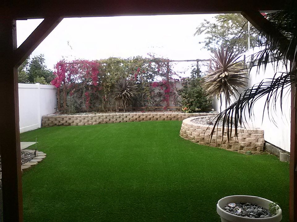 New water friendly backyard!
