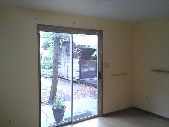 Master bedroom with sliding glass door