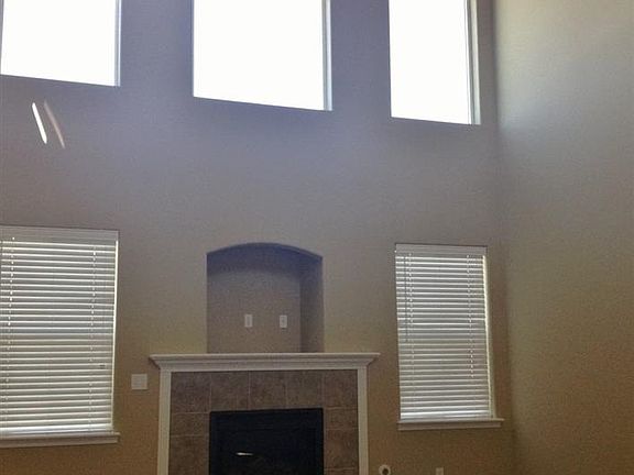 Living room fireplace
