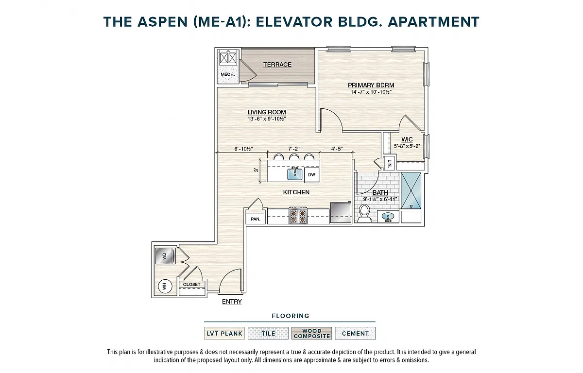 Floor plan The Aspen (ME-A1)