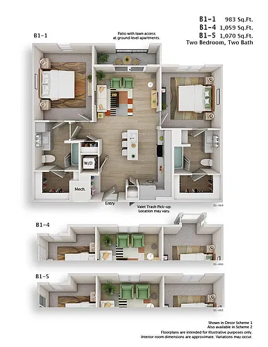 Floor plan B1-1