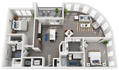 Floor plan B3
