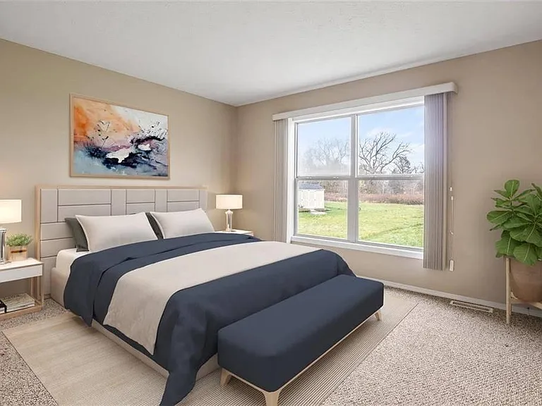 Bedroom #3 (virtual staging)
