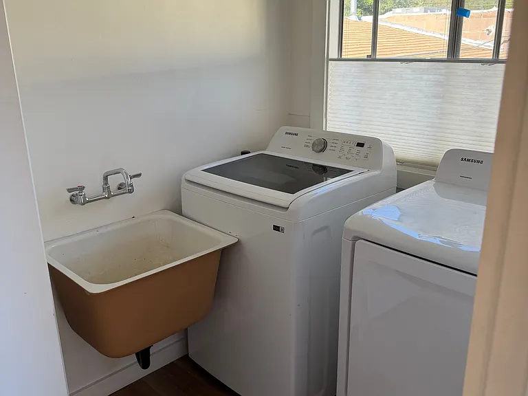 Private laundry room upstairs