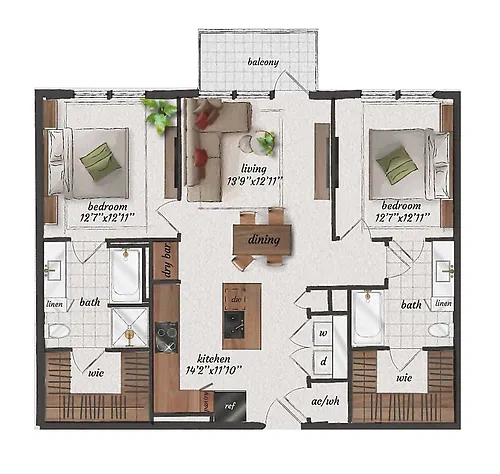 Floor plan B5