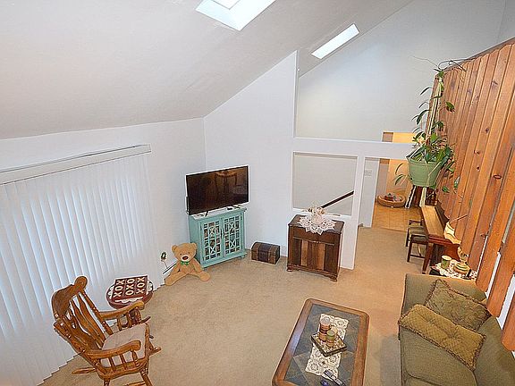 Living room view from loft