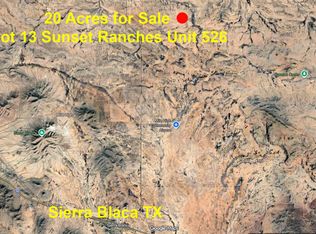 Pn 73571 Sunset Ranches LOT 13, Sierra Blanca, TX 79851