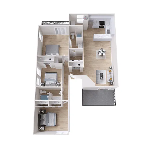 Floor plan C2 Traditional