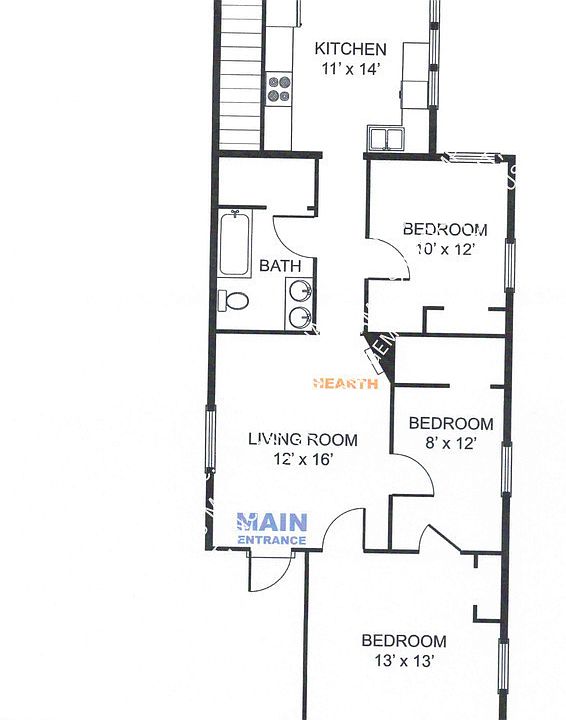2nd image of 1218 Washtenaw Ct APT 1
