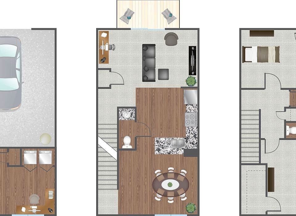 1311 sq. ft. of luxury living space.