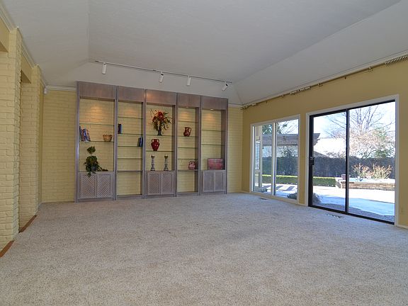 View onto the patio area