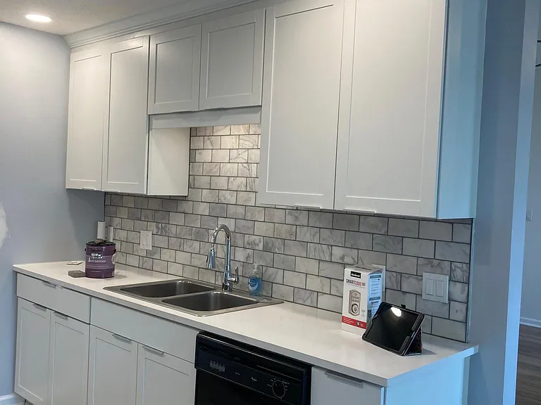 Extra lighting provided in kitchen and both bathrooms