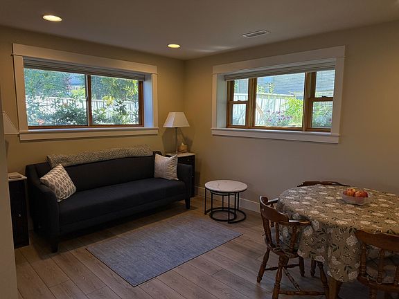 Light filled Living and dining room