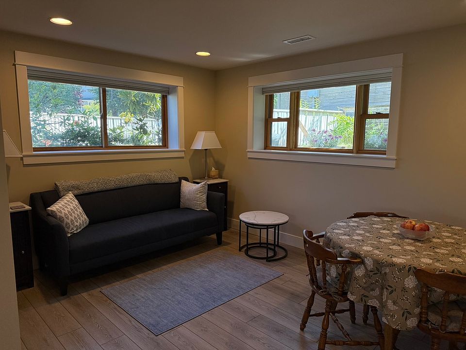 Light filled Living and dining room
