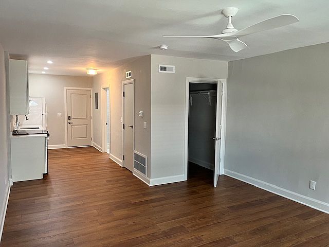 Studio facing kitchen