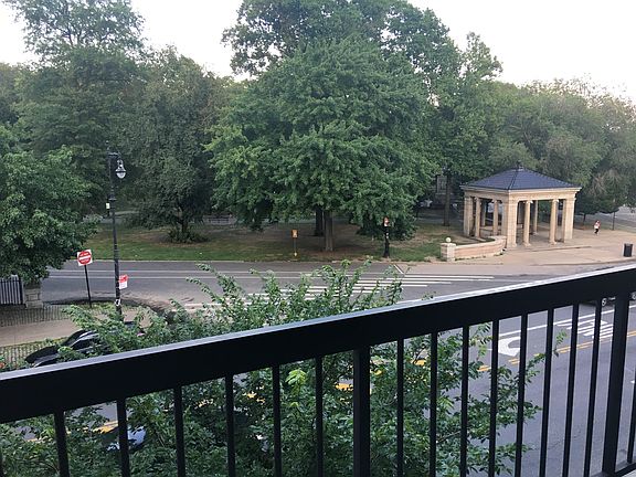 Porch overlooking Park
